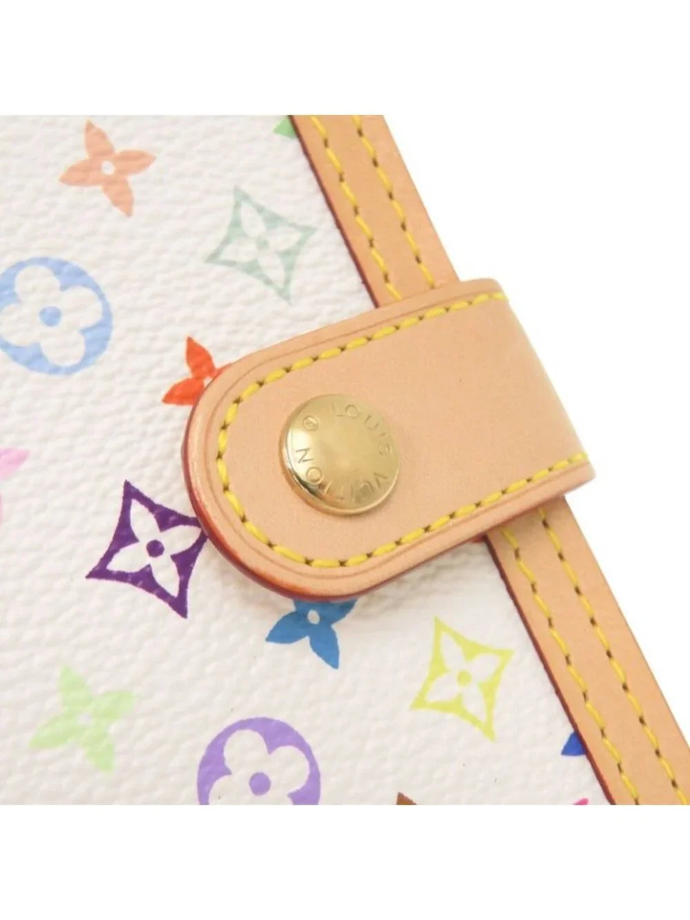 Louis Vuitton Agenda PM Monogram Multicolor Canvas Bronze Handbook Cover